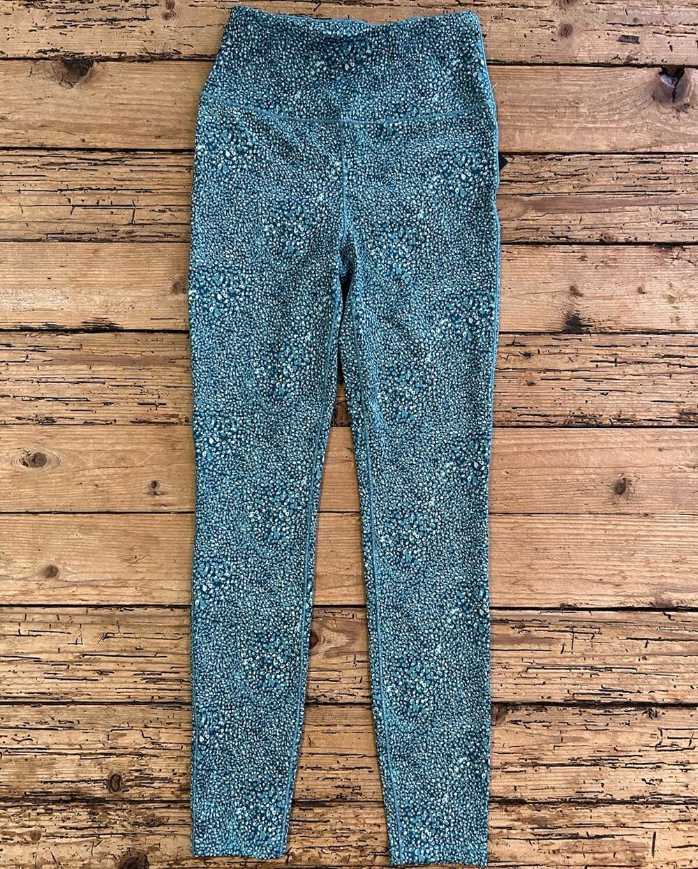 Etonic Blue Green Multicolor Leggings Size XS NWT